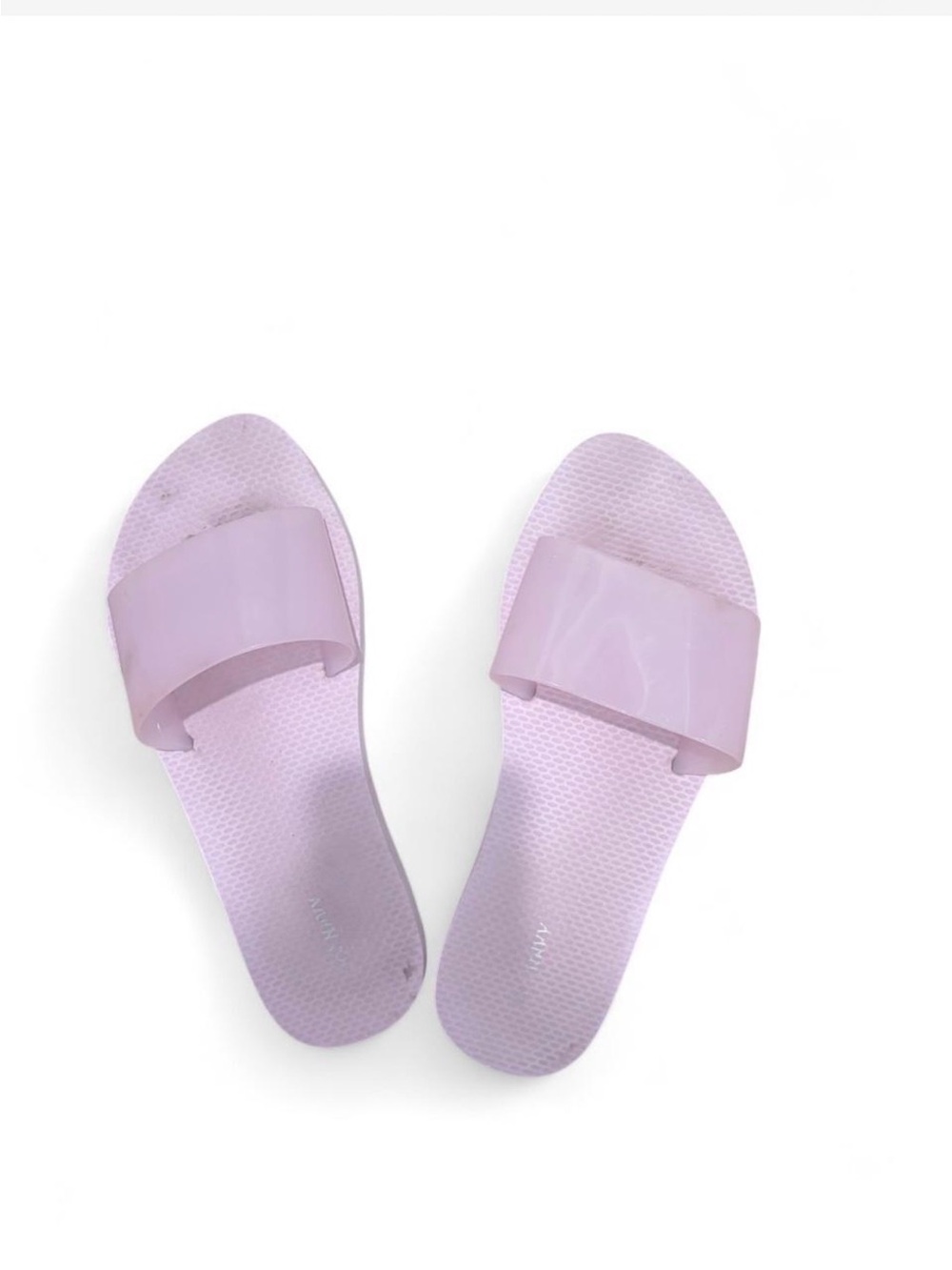 Old Navy Pastel Lilac Slide Sandals